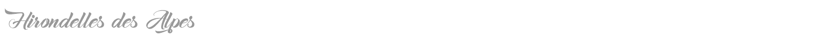 Hirondelles Des Alpes font preview